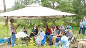 Outdoor class of landowners