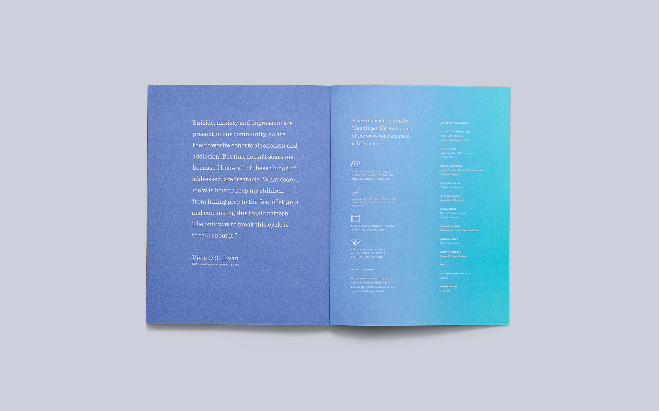 Closing remarks &
inside back cover