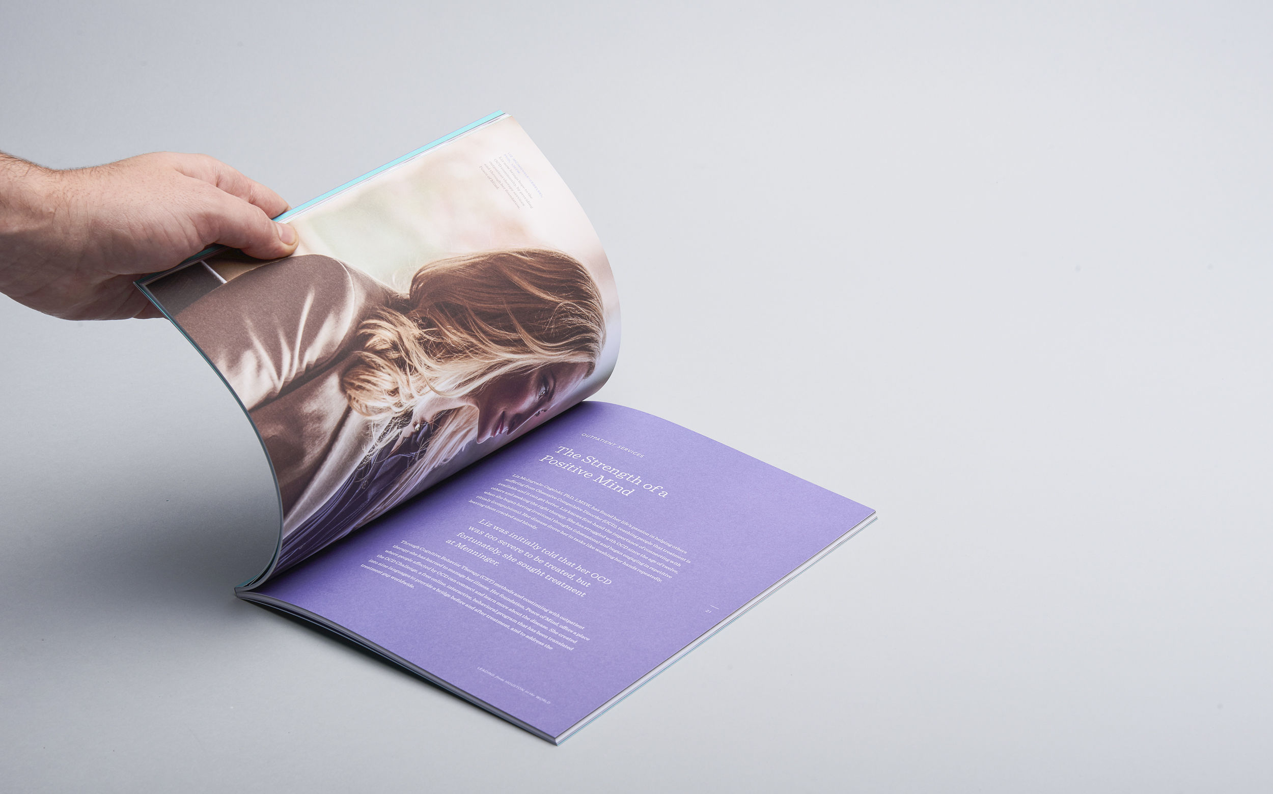 Patient case study
Layout and design