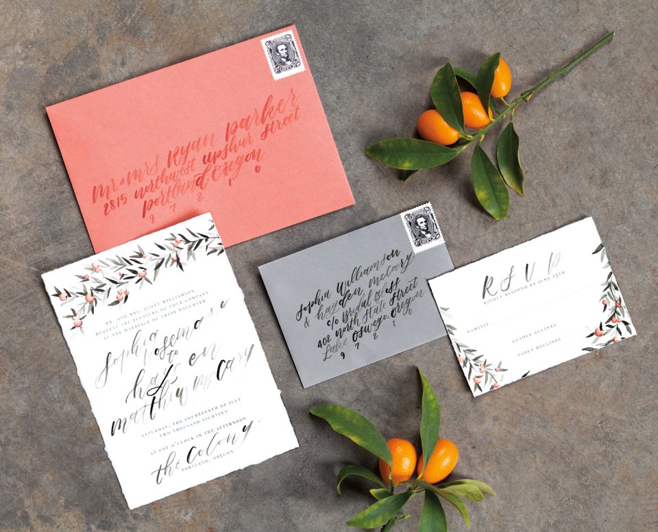 PBG_0617_ReceptionStyle_Scene2_170103_PDXBG-2V0307_RETOUCHED-web wedding invitation, RSVP card, and envelope