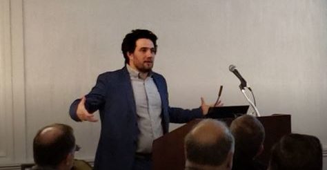 Rod Reber from Arkema talking about PEKK and high temp materials at AMUG 2019.