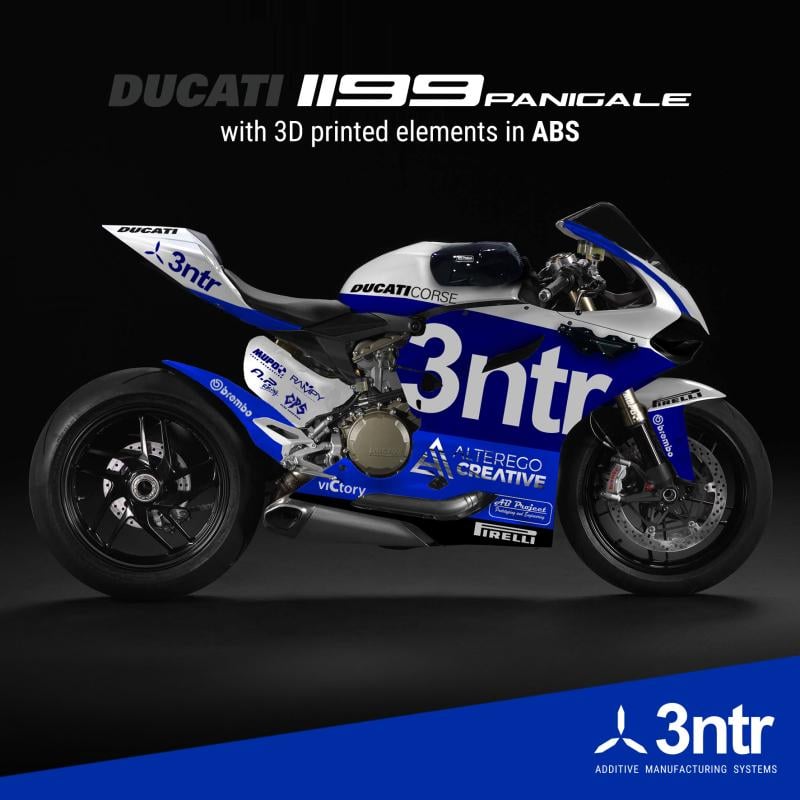 3ntr Parts on a Ducati Motorcycle