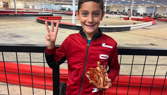 Liam Starting Karting
