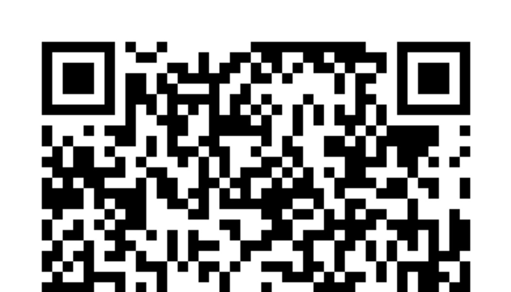 Scannable black and white QR code.