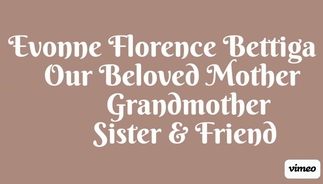 For Our Beloved Mom