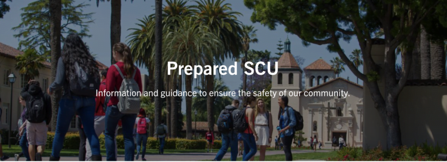 Santa Clara University screenshot