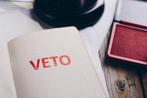 Red Veto Stamp Paper