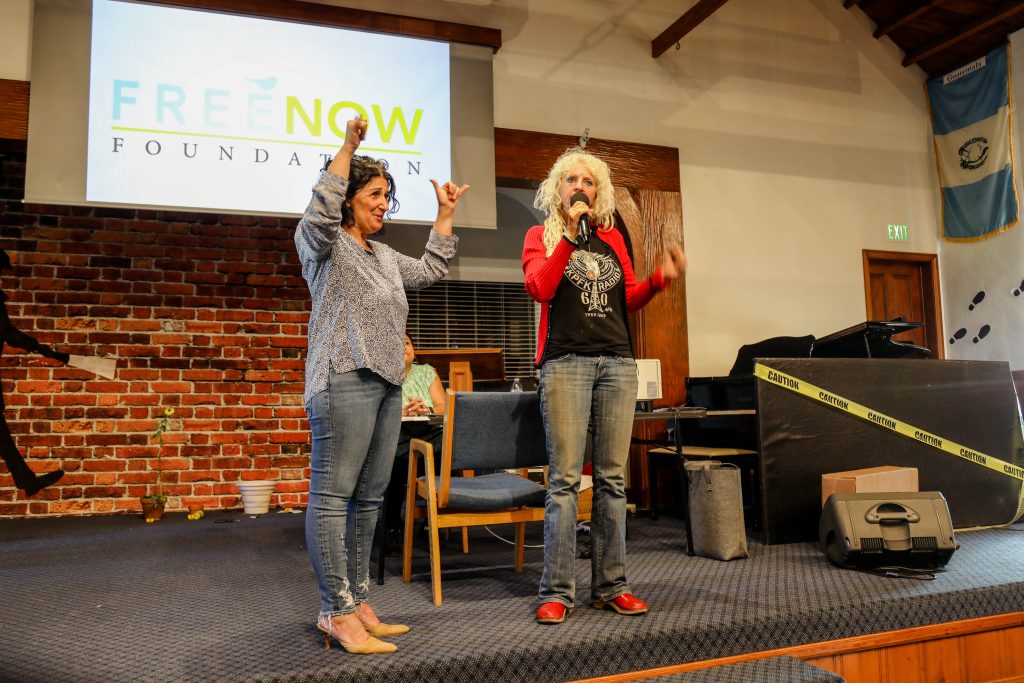 Free Now Foundation West LA crowd Protocol Kills Event Speakers