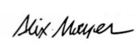 Alix Mayer signature
