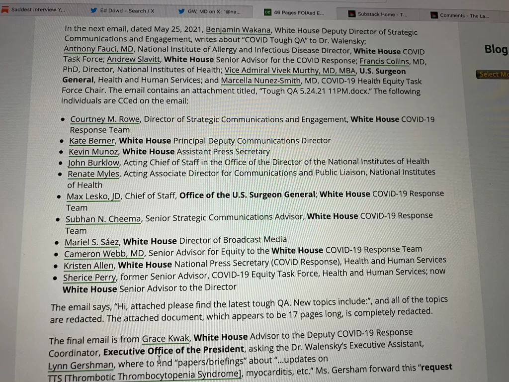 Celia Farber FOIA Emails Page 2