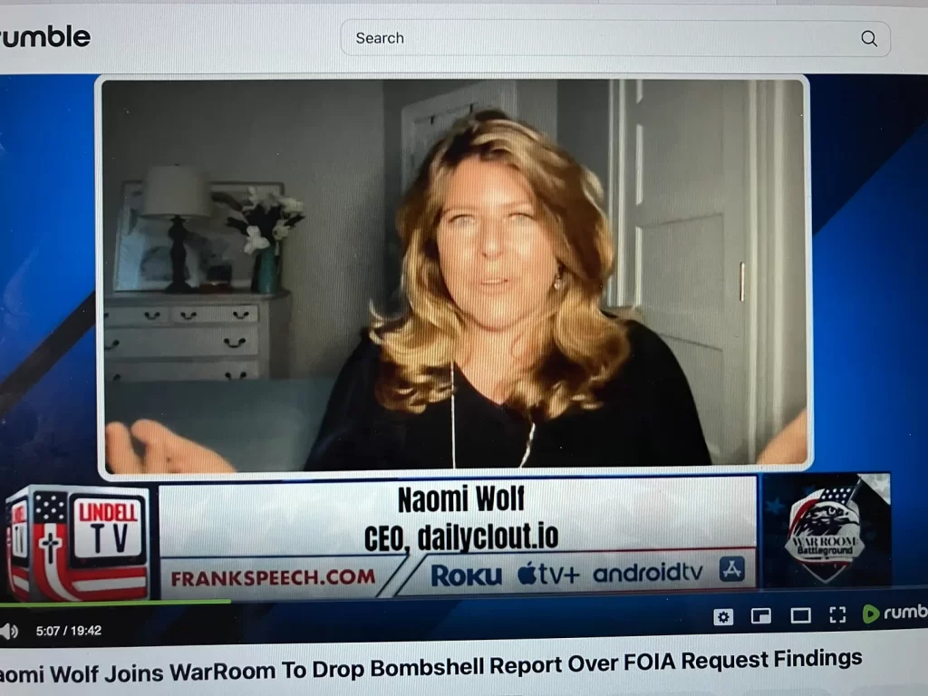Celia Farber Substack Naomi Wolf