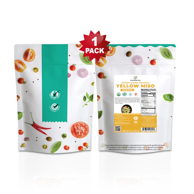 freeze dried organic yellow miso