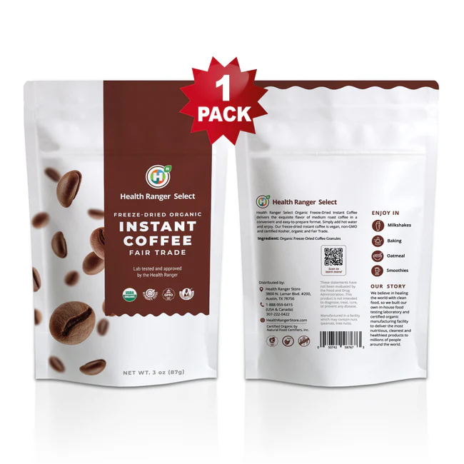 organic freeze dried coffee