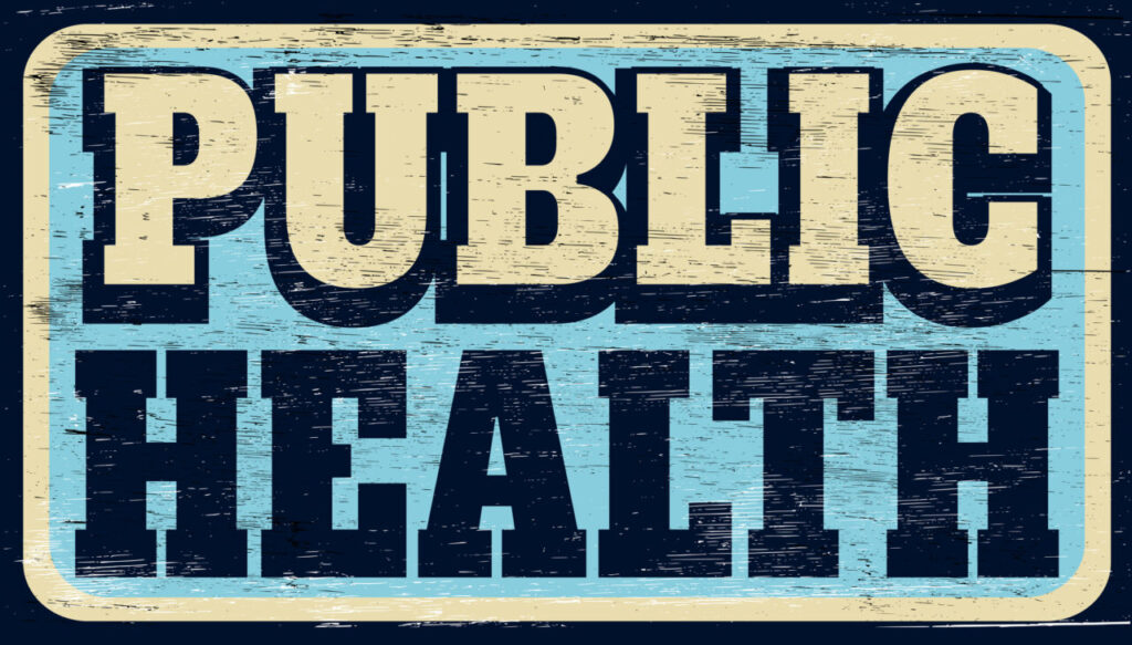 Old Public Health Sign