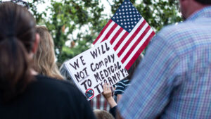 Anti Vaccine Mandate AM flag