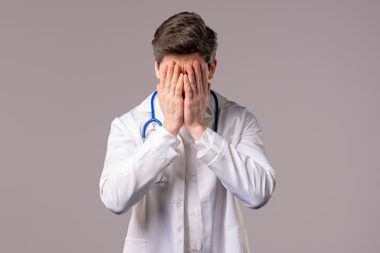 Disappointed Physician Face Palm