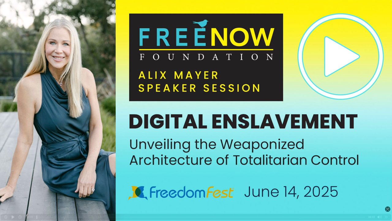 Digital-Enslavement-Presentation-Featured-Image Real ID Palantir and DHS Presentation at FreedomFest2025 by Alix Mayer