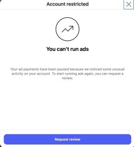 Account Restricted IG