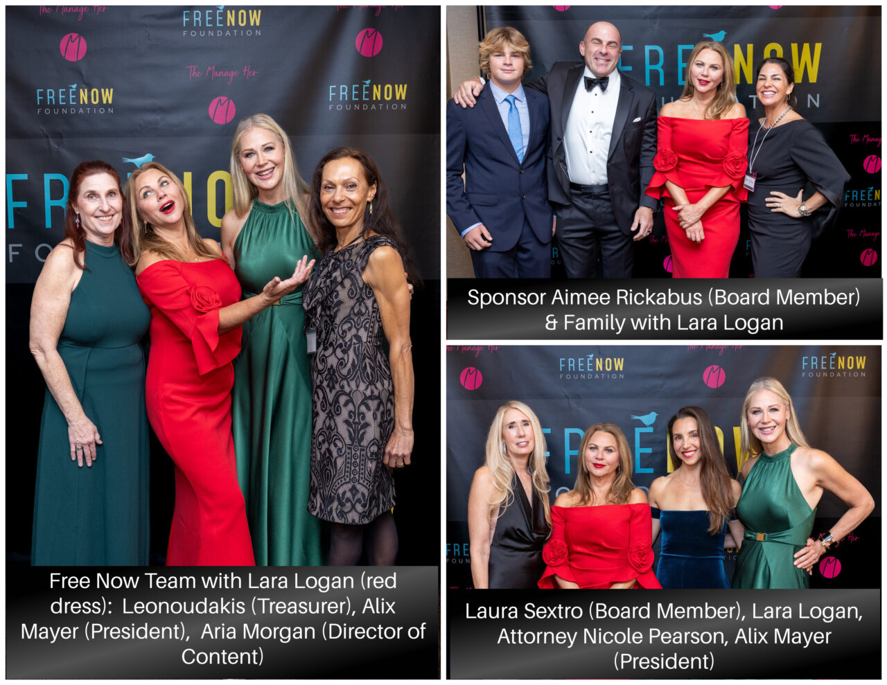Free Now Team with Lara Logan
