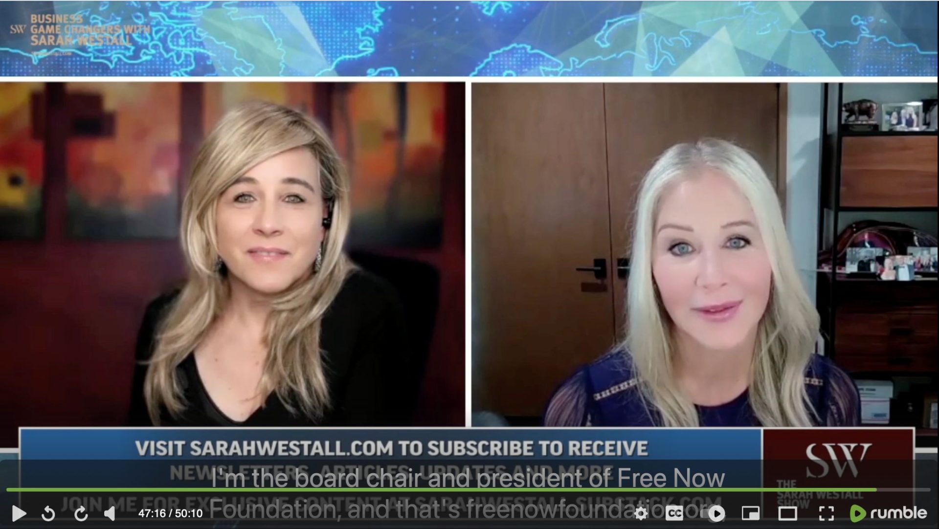Alix Mayer appears on the Sarah Westall Business Game Changers Show