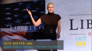Alix Mayer discusses informed choice at Liberty Forum of Silicon Valley