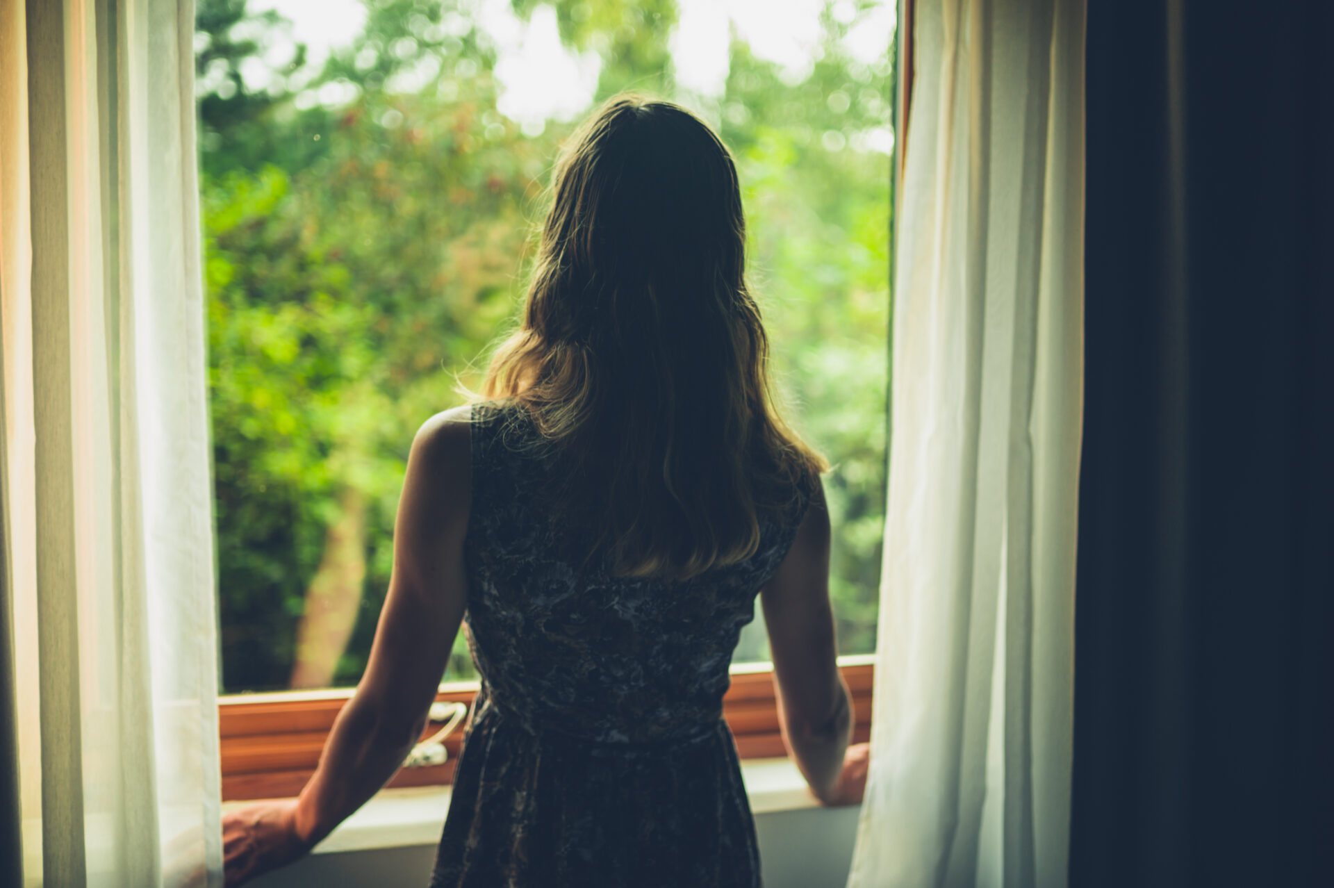 A Young Woman Getting UP In The Morning