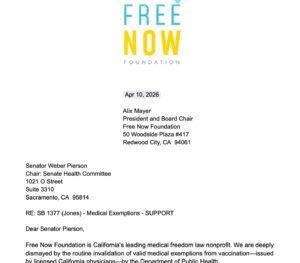 Free Now Foundation's letter in support of SB 1377