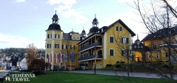 Velden – kastély a Wörthi-tónál (a híres tévésorozat helyszíne)
