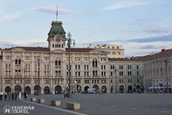 a Városháza Trieszt főterén