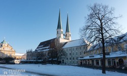 Altötting plébániatemploma télen