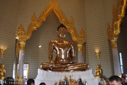 az Arany Buddha Templom legendás szobra