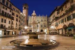 a Piazza Erbe Veronában