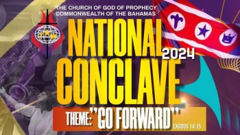 The Final Evening Session of the 2024 National Conclave of the Church of God of Prophecy, Bahamas.