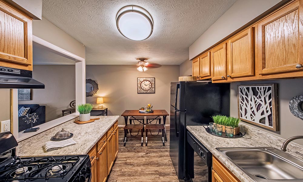 Floor plans offered at apartments for rent in Columbus, OH.