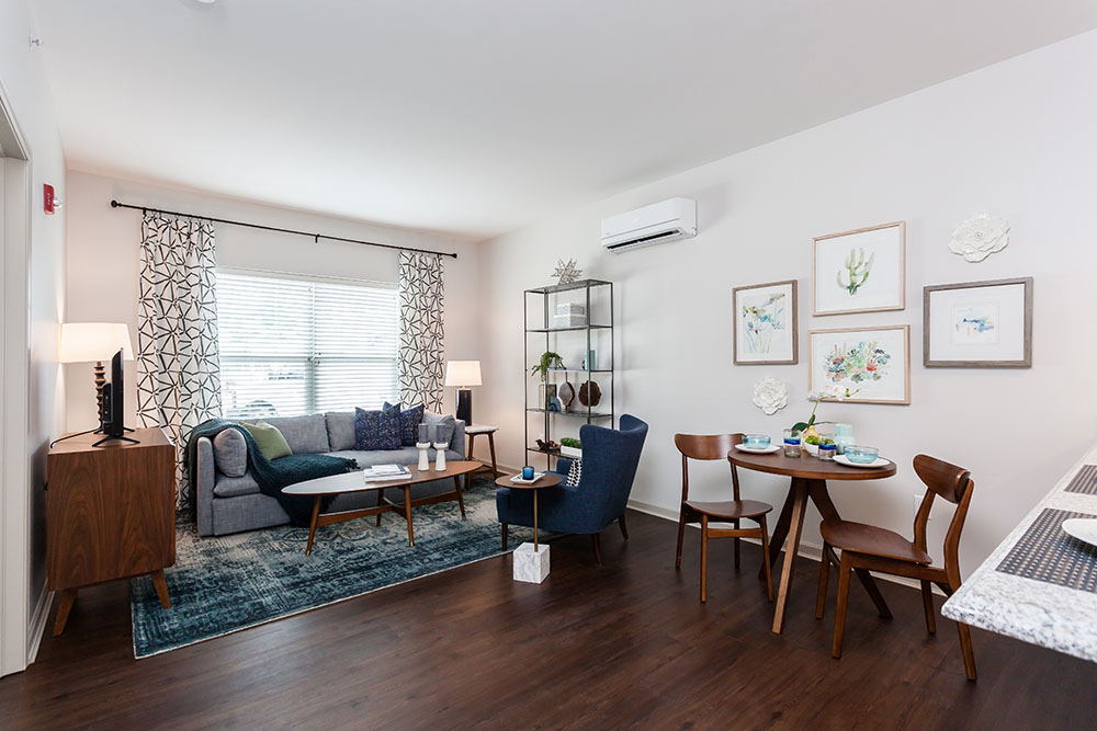 Spacious modern living at Village Heights Senior Apartments in Fairport