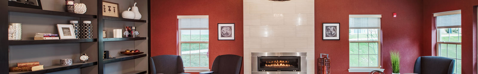 Exterior of luxury apartments in Cranberry Township, PA
