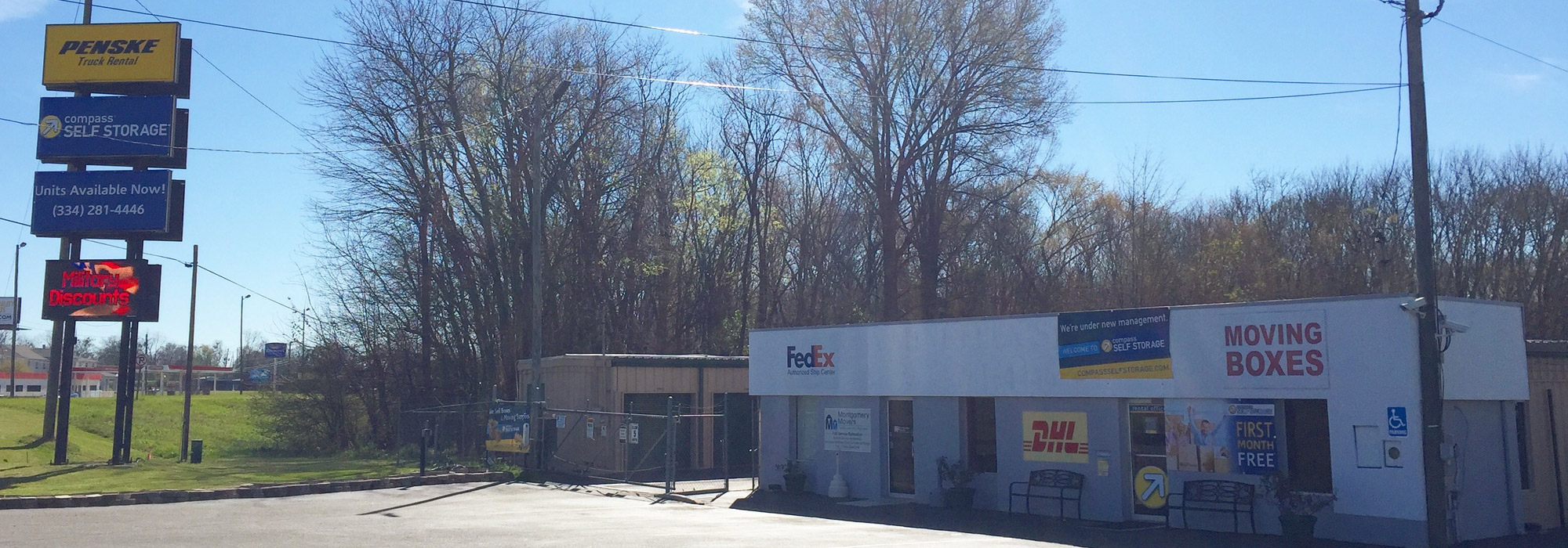 Self storage in Montgomery AL