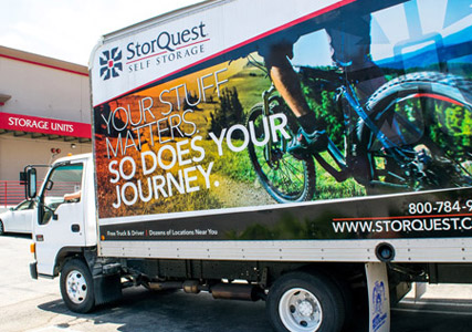 Free Truck and Driver at Some StorQuest Self Storage Locations