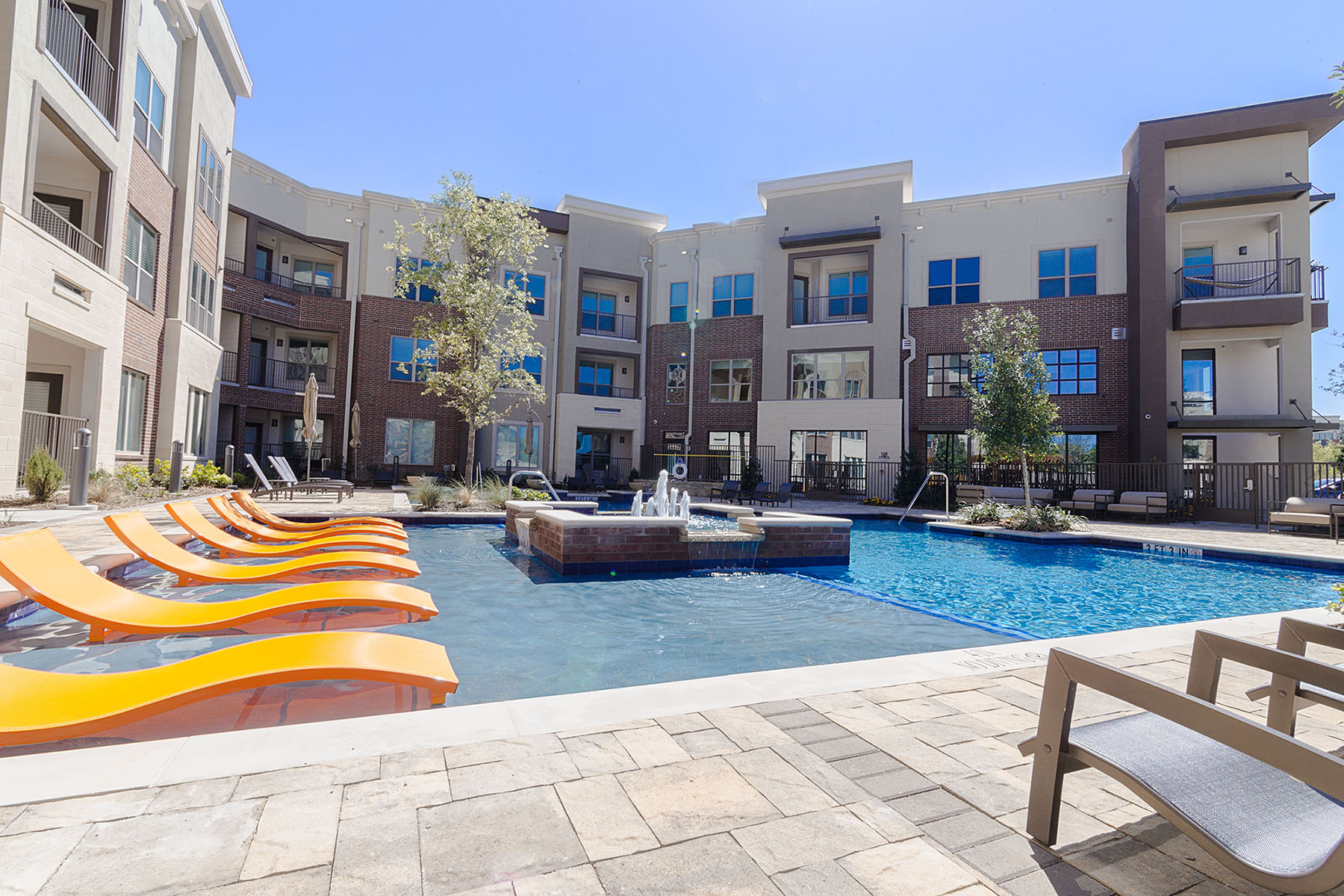 Pool at our Plano, TX, apartments
