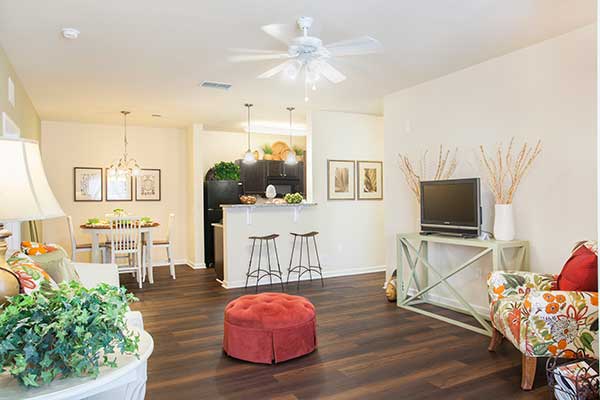 The Haven at West Melbourne apartment living room