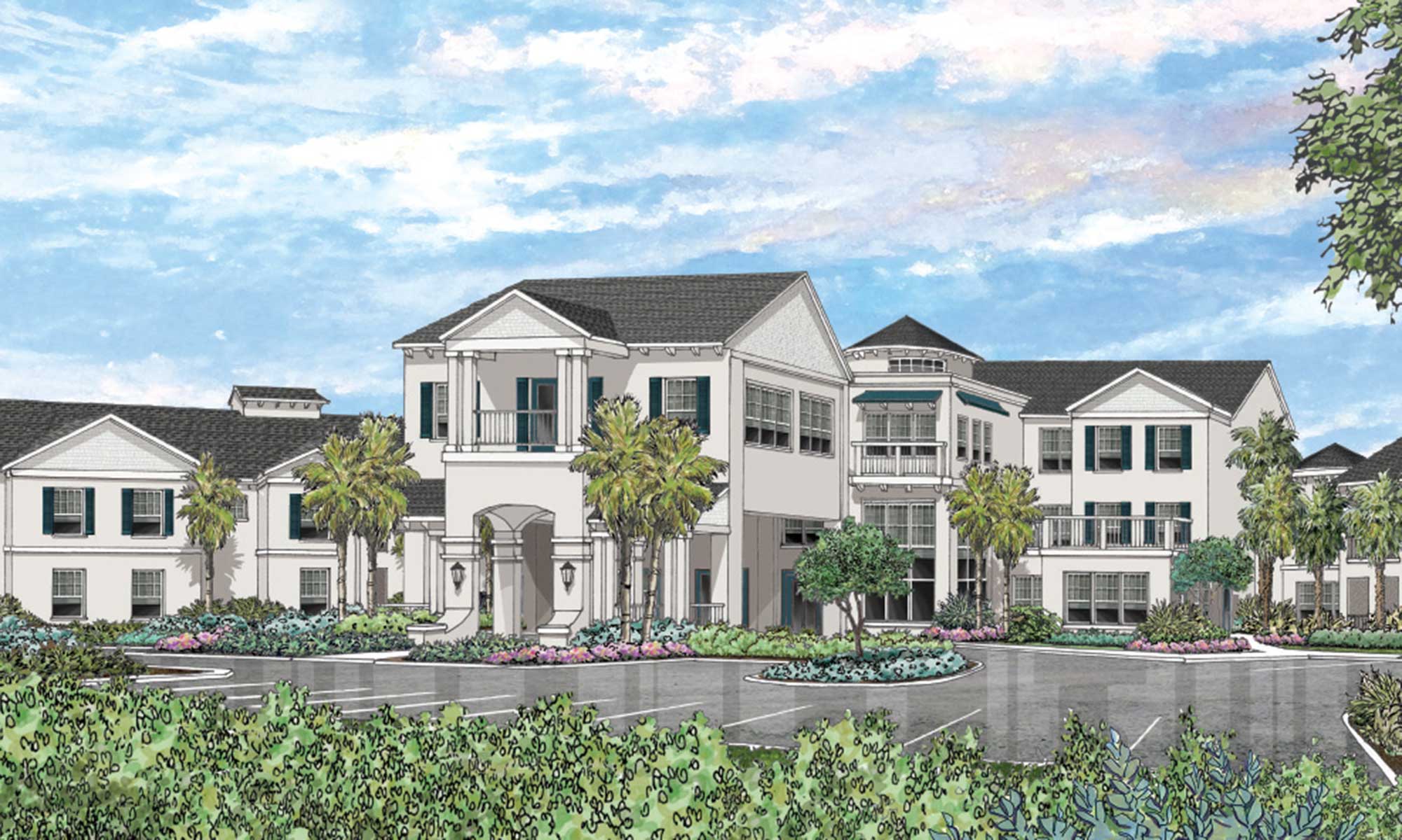 Exquisite senior living facility located in Wildwood