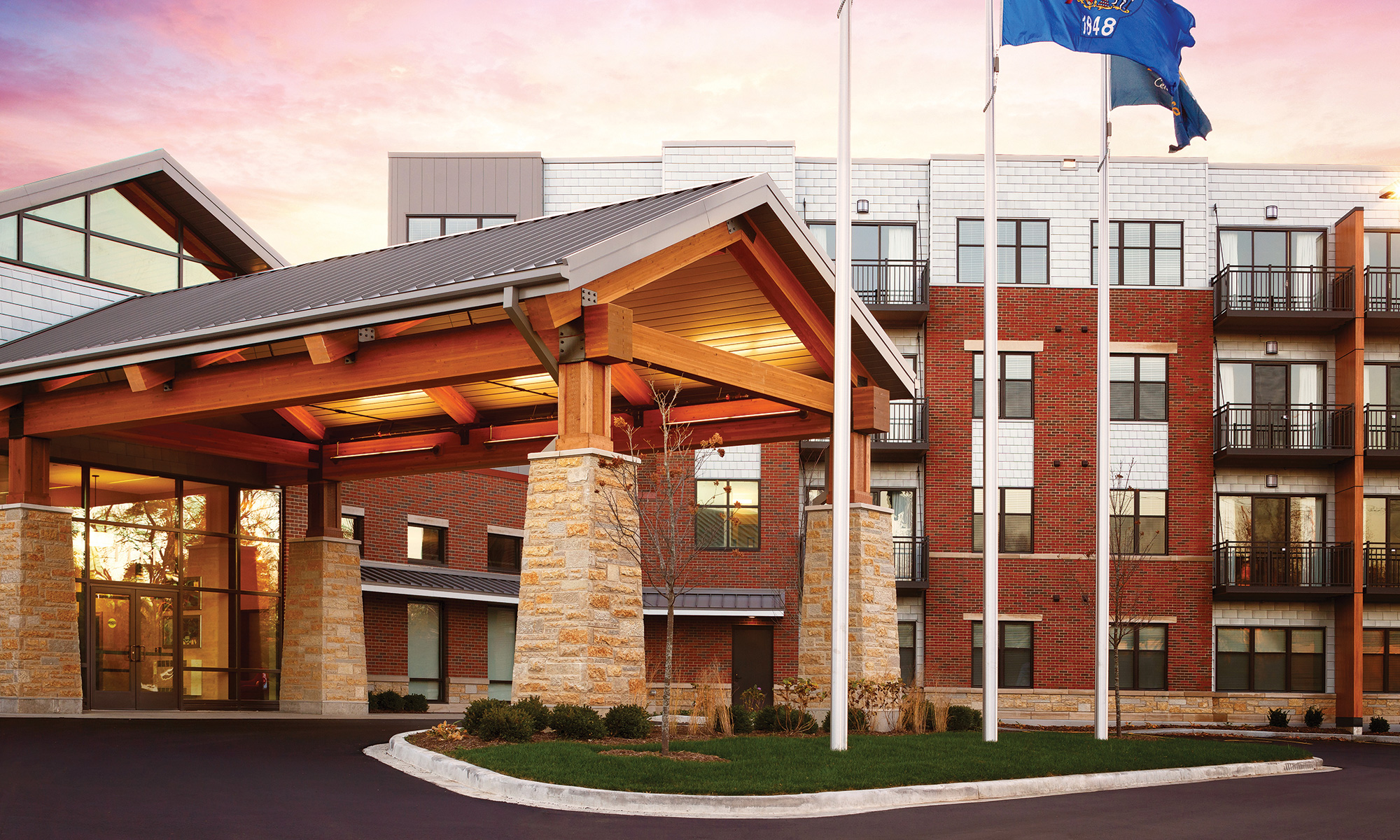 Exquisite senior living facility located in Shorewood