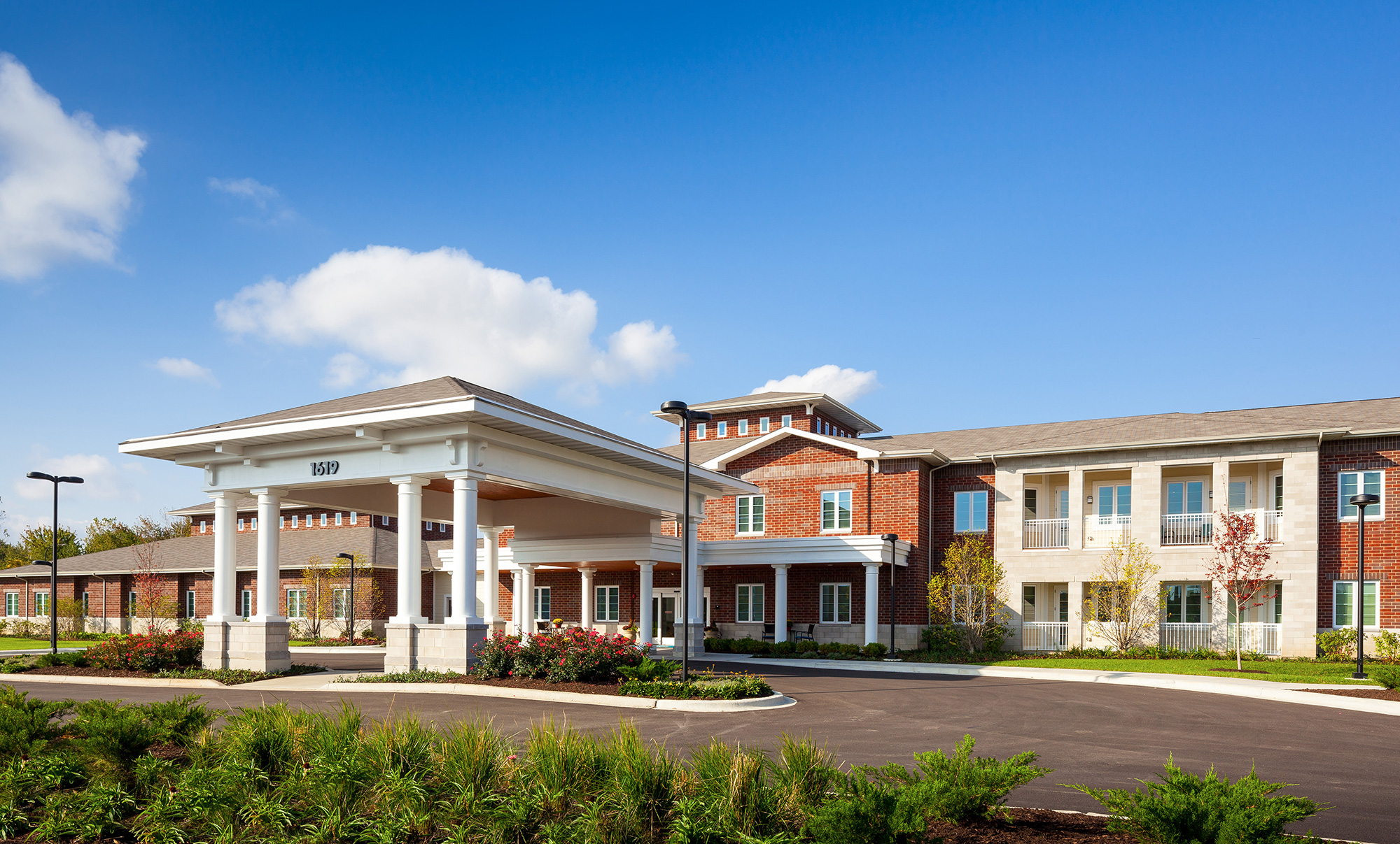 Exquisite senior living facility located in Naperville