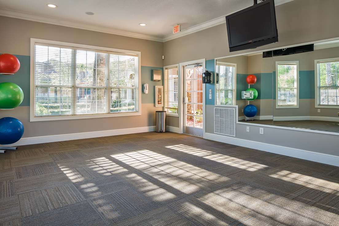 Enjoy a movie in the movie room at Florida Club at Deerwood