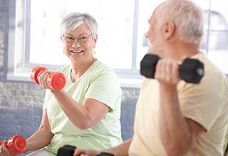 Senior living exercise in Richmond