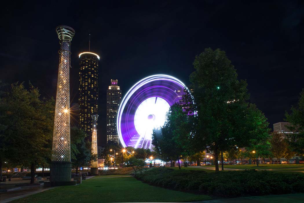Park near Block Lofts in Atlanta