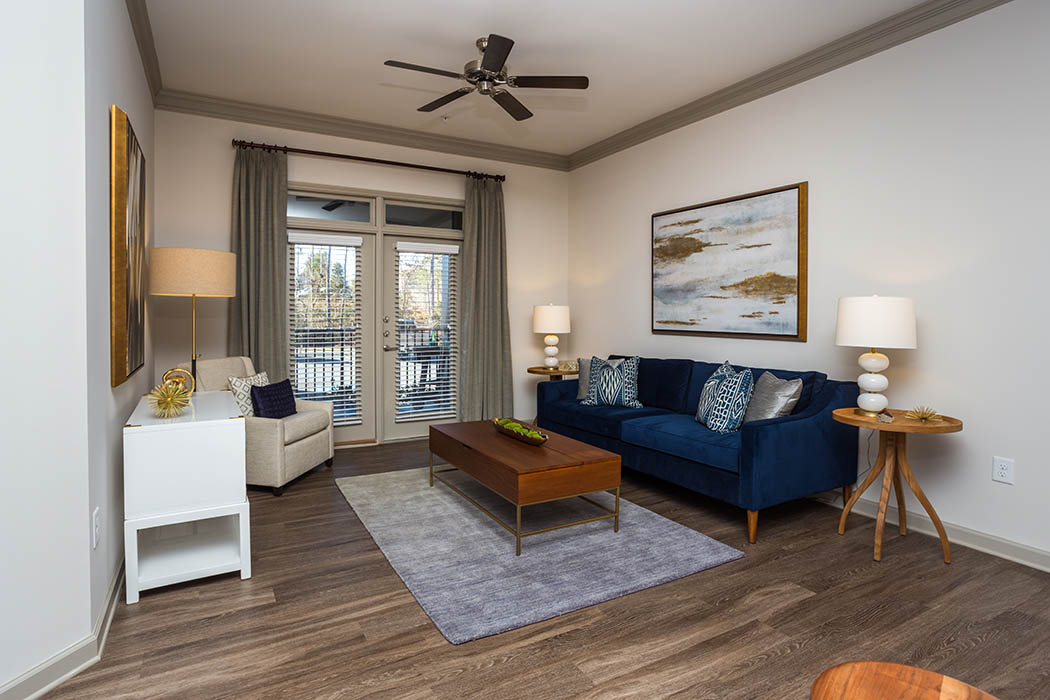 Large living room at Station 92 at Woodstock in Woodstock