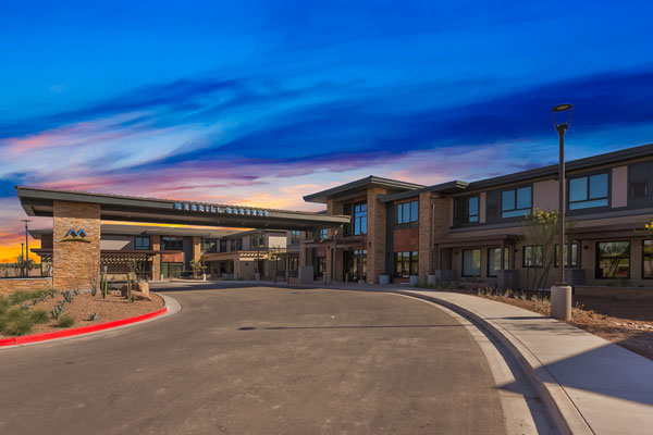 Entrance to senior living in Seattle
