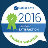 Ranked #1 in Resident Satisfaction in the nation.