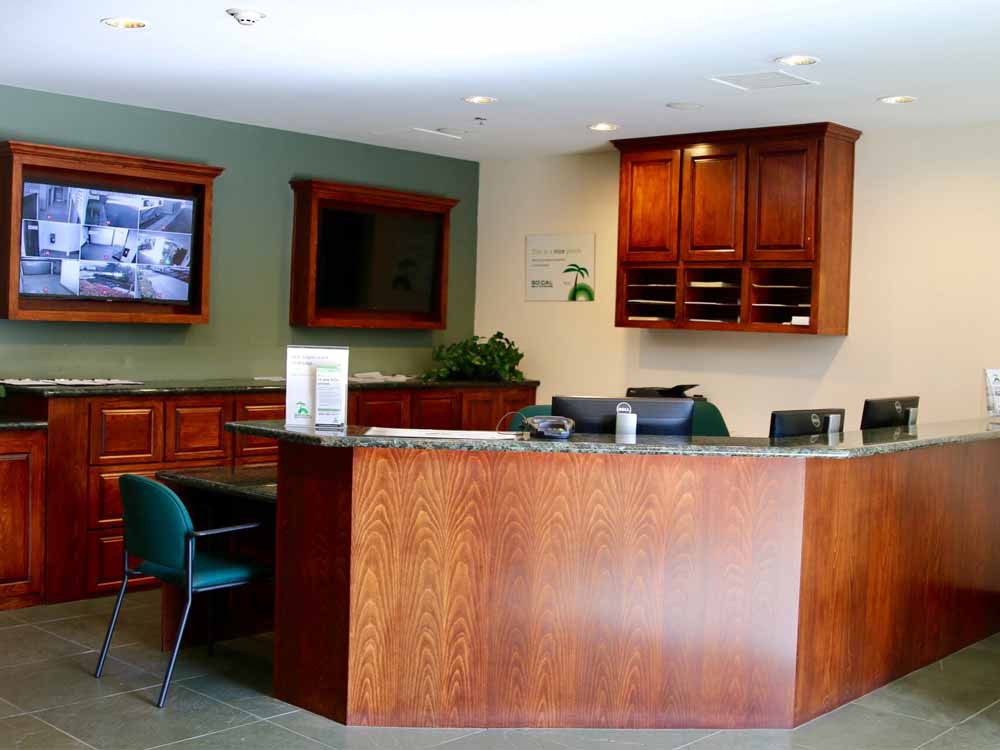 Front office at SoCal Self Storage